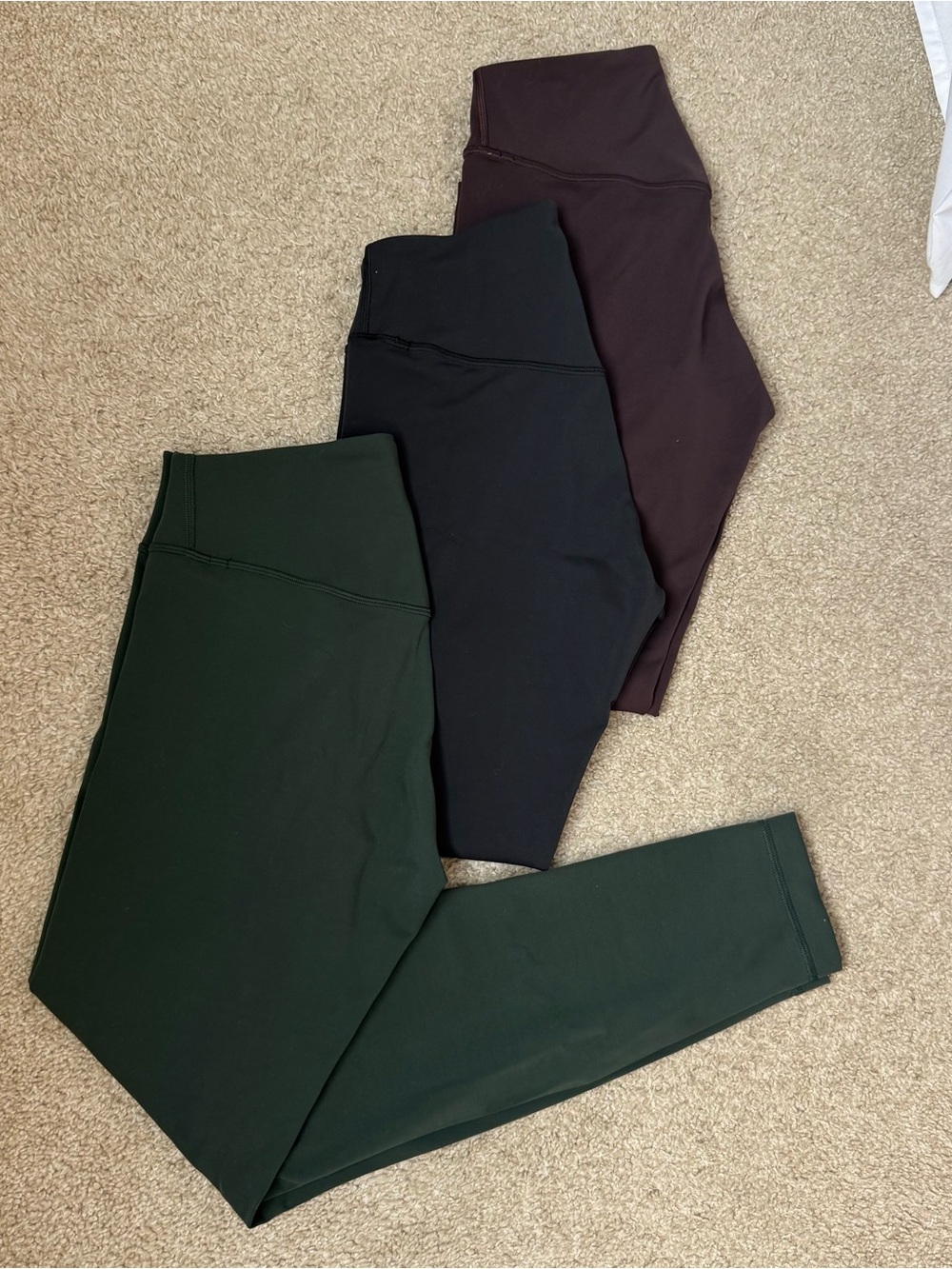 Bundle of Lululemon Wunder Under SmoothCover 25” Leggings
